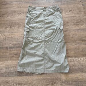 Cargo eddie bauer maxi skirt Size 12.